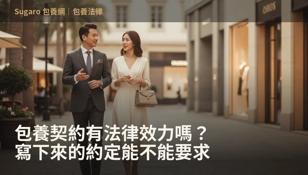 包養契約有法律效力嗎？寫下來的約定能不能要求