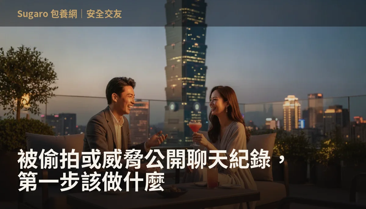 被偷拍或威脅公開聊天紀錄，第一步該做什麼