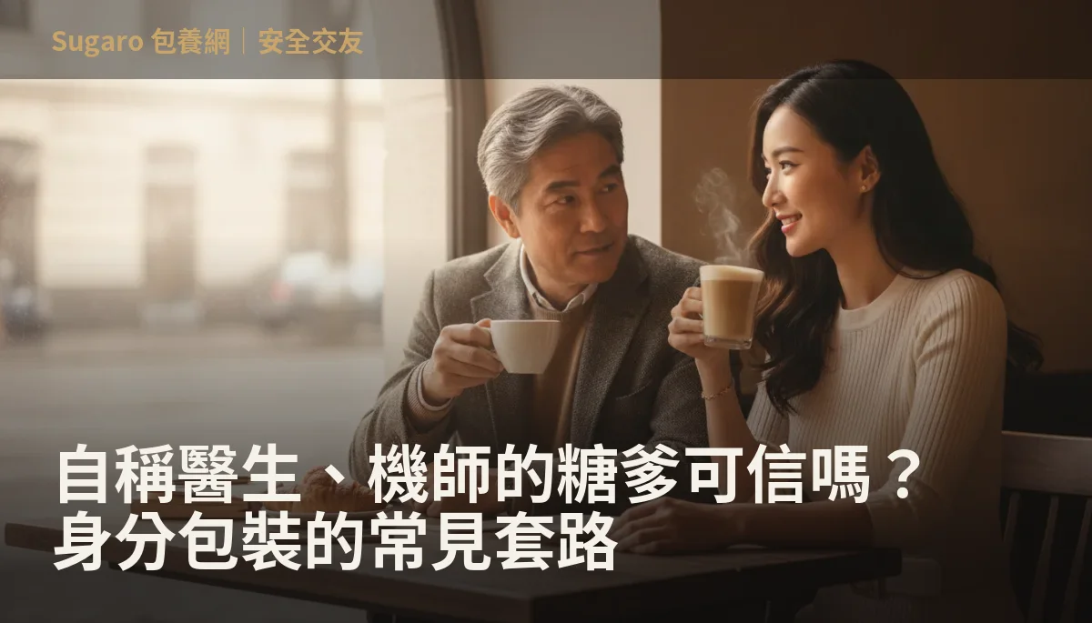 自稱醫生、機師的糖爹可信嗎？身分包裝的常見套路
