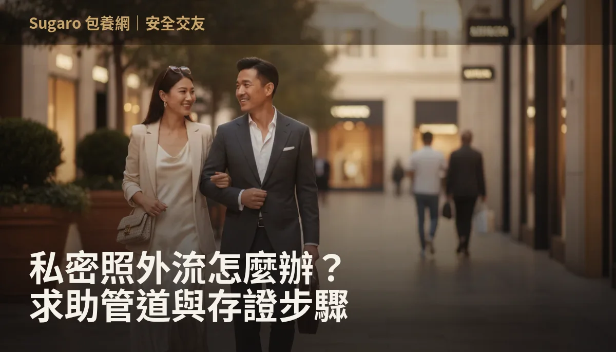 私密照外流怎麼辦？求助管道與存證步驟