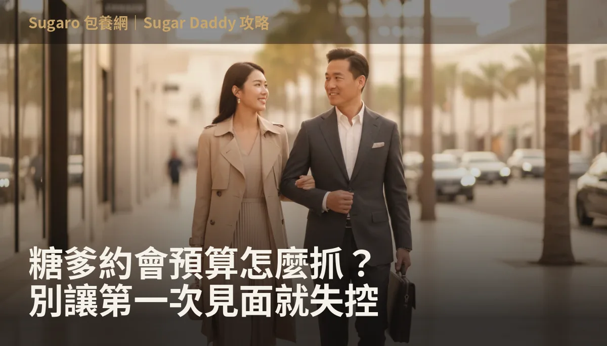 糖爹約會預算怎麼抓？別讓第一次見面就失控