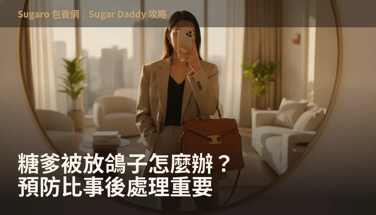 糖爹被放鴿子怎麼辦？預防比事後處理重要