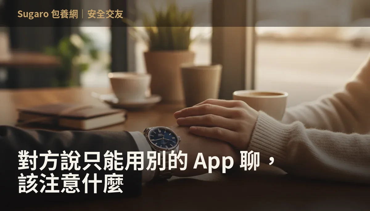 對方說只能用別的 App 聊，該注意什麼