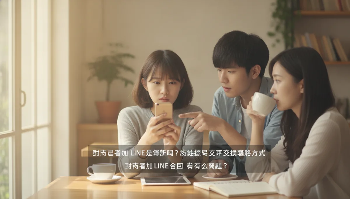 對方急著加 LINE 到底有什麼問題?